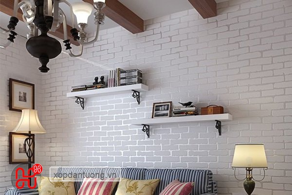 xốp dán tường Màu TRắng 